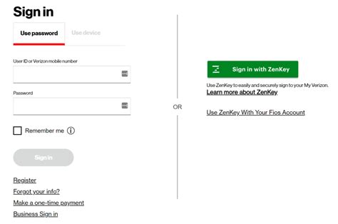 about you verizon log in.